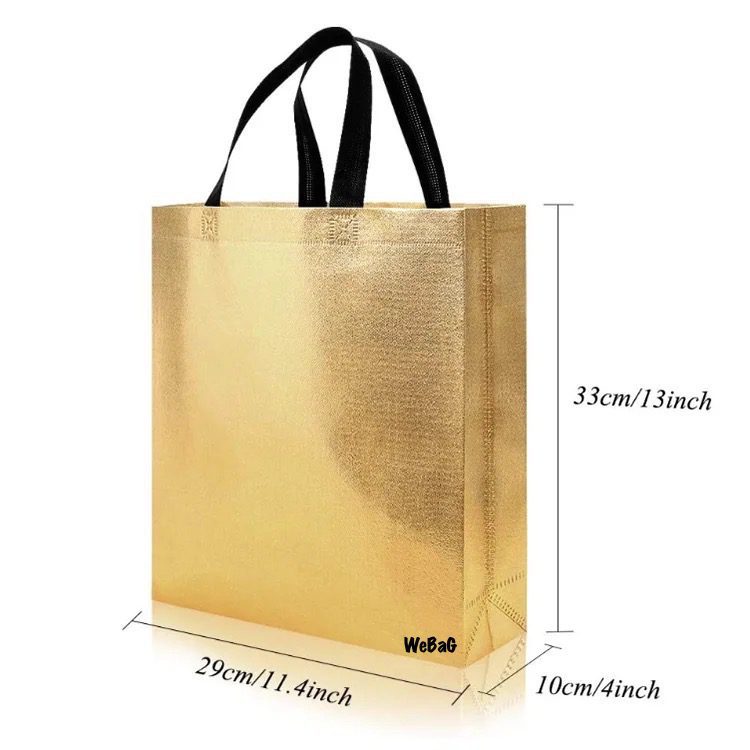 Barcelino White Laminated Non-Woven Shopping Bag